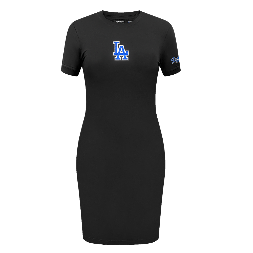 MLB LOS ANGELES DODGERS CLASSIC ROBE MOULANTE POUR FEMME (NOIR)