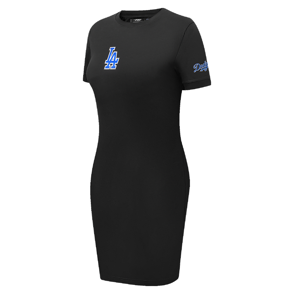 MLB LOS ANGELES DODGERS CLASSIC WOMEN'S BODYCON DRESS (BLACK)