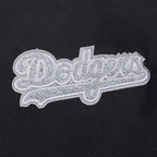 MLB LOS ANGELES DODGERS REVERSE FRENCH TERRY WOMEN'S FLEECE CREWNECK (BLACK)
