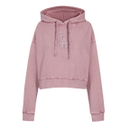 MLB LOS ANGELES DODGERS WASHED CLASSIC WOMEN'S ENZYME WASH FT CROPPED (WASHED MAUVE)
