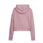 MLB LOS ANGELES DODGERS WASHED CLASSIC WOMEN'S ENZYME WASH FT CROPPED (WASHED MAUVE)
