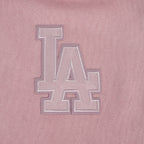 MLB LOS ANGELES DODGERS WASHED CLASSIC WOMEN'S ENZYME WASH FT CROPPED (WASHED MAUVE)