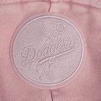 MLB LOS ANGELES DODGERS WASHED CLASSIC WOMEN'S ENZYME WASH FT CROPPED (WASHED MAUVE)