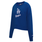 MLB LOS ANGELES DODGERS PLAYBACK WOMEN'S CREWNECK (DODGER BLUE)