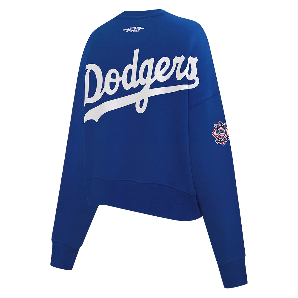 MLB LOS ANGELES DODGERS PLAYBACK WOMEN'S CREWNECK (DODGER BLUE)