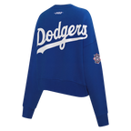 MLB LOS ANGELES DODGERS PLAYBACK WOMEN'S CREWNECK (DODGER BLUE)