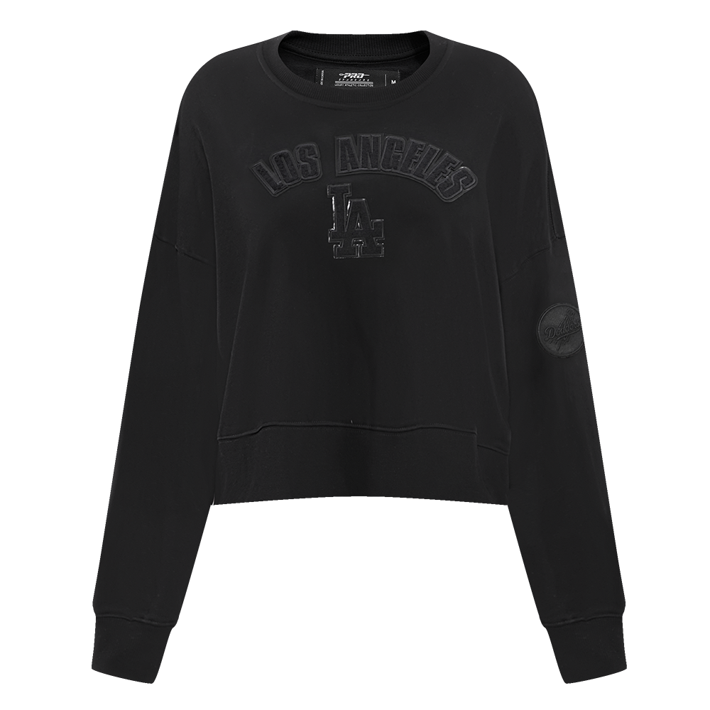 MLB LOS ANGELES DODGERS TRIPLE BLACK CHANDAIL À COL ROND POUR FEMME (TRIPLE NOIR)