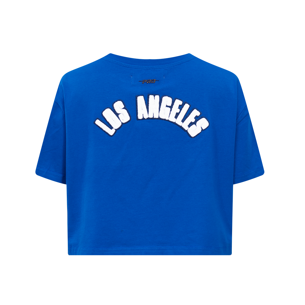 MLB LOS ANGELES DODGERS CLASSIC HAUT À COUPE CARRÉE POUR FEMME (BLEU DODGER)