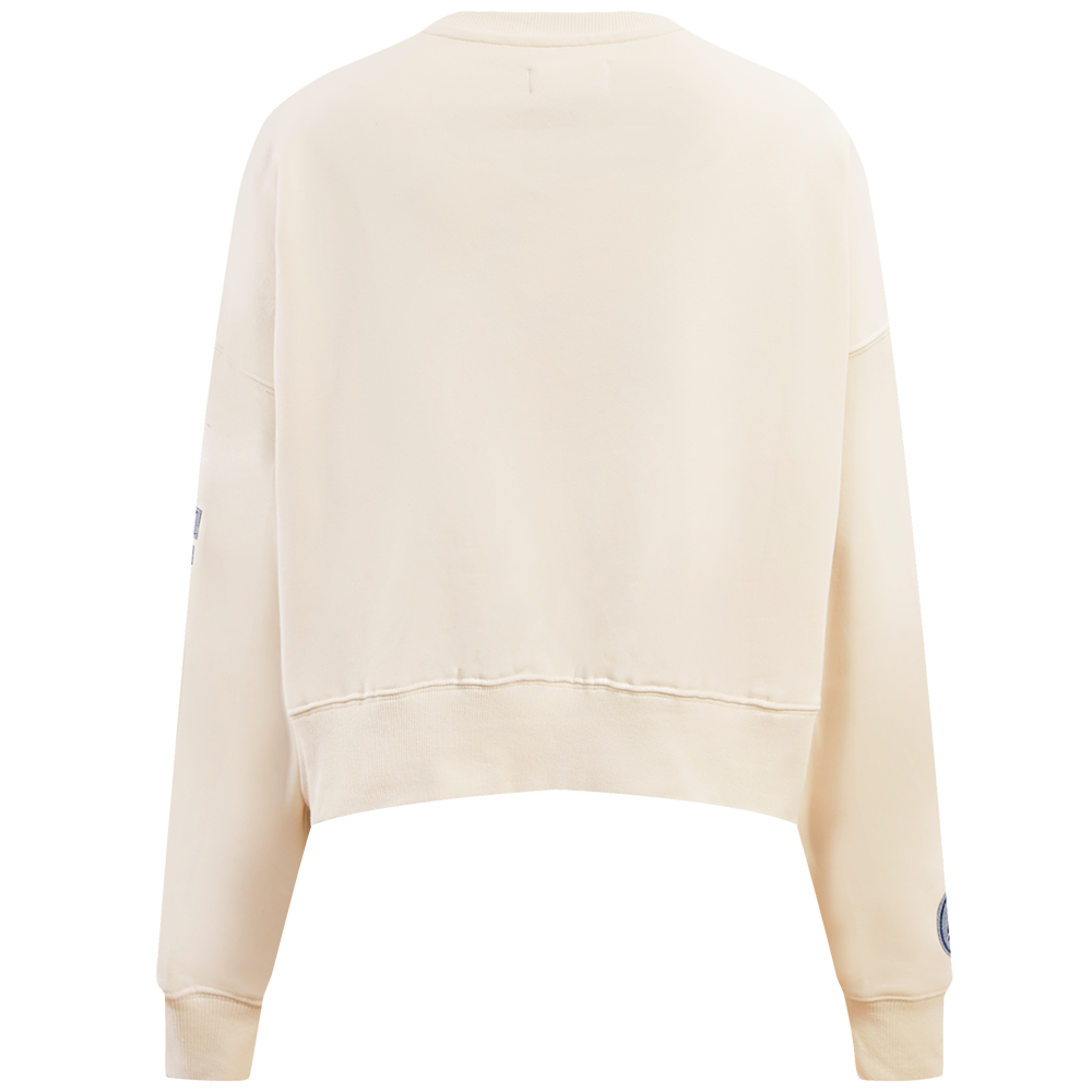 MLB LOS ANGELES DODGERS VARSITY BLUES WOMEN'S CREWNECK (LINEN)
