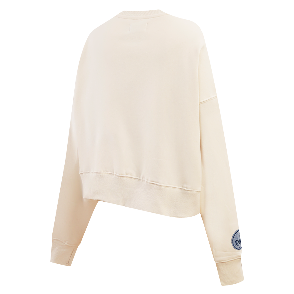 MLB LOS ANGELES DODGERS VARSITY BLUES WOMEN'S CREWNECK (LINEN)