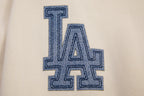 MLB LOS ANGELES DODGERS VARSITY BLUES WOMEN'S CREWNECK (LINEN)