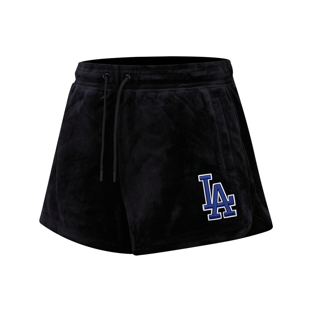 MLB LOS ANGELES DODGERS CLASSIC SHORT EN VELOURS POUR FEMME (NOIR)