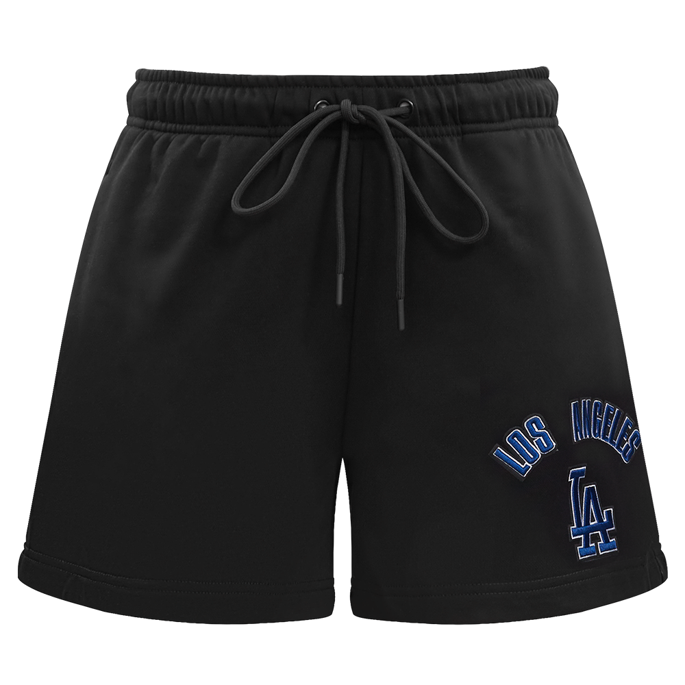 MLB LOS ANGELES DODGERS CLASSIC WOMEN'S FLEECE SHORT (BLACK)