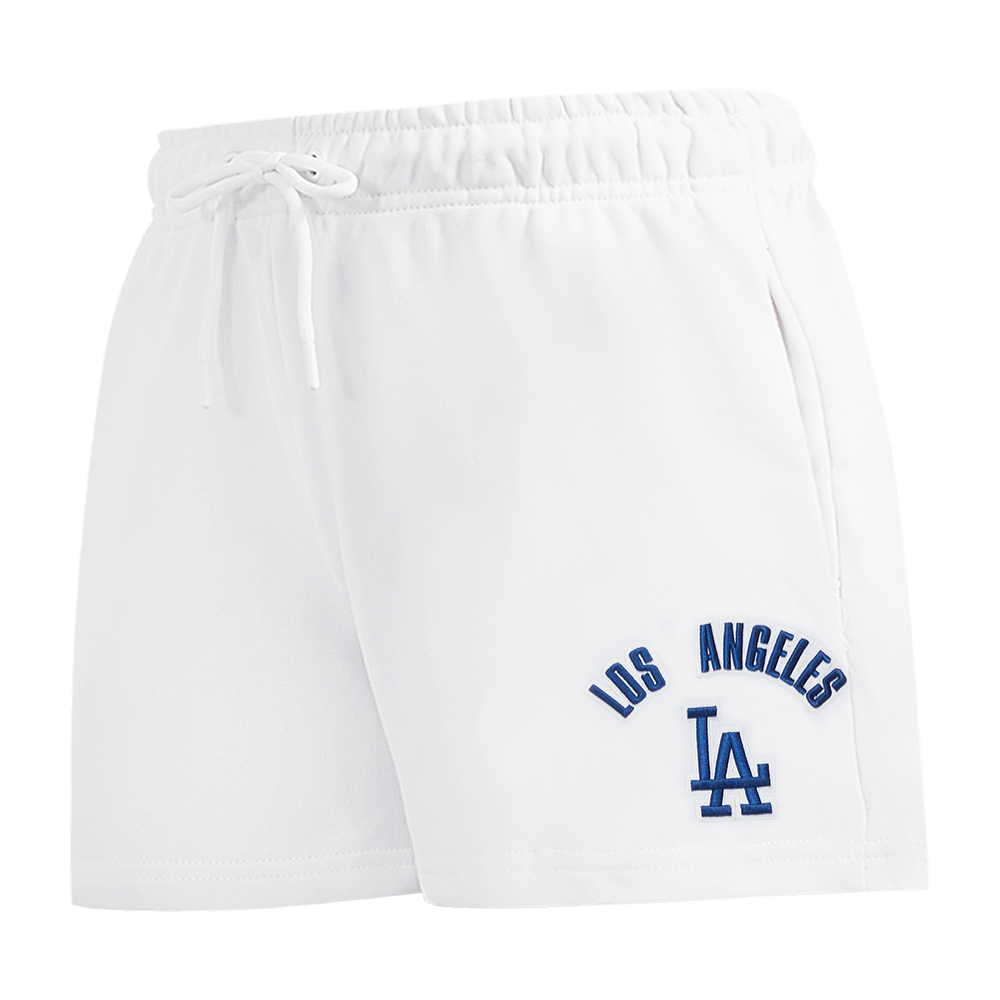 MLB LOS ANGELES DODGERS CLASSIC SHORT EN MOLLETON POUR FEMME (BLANC)