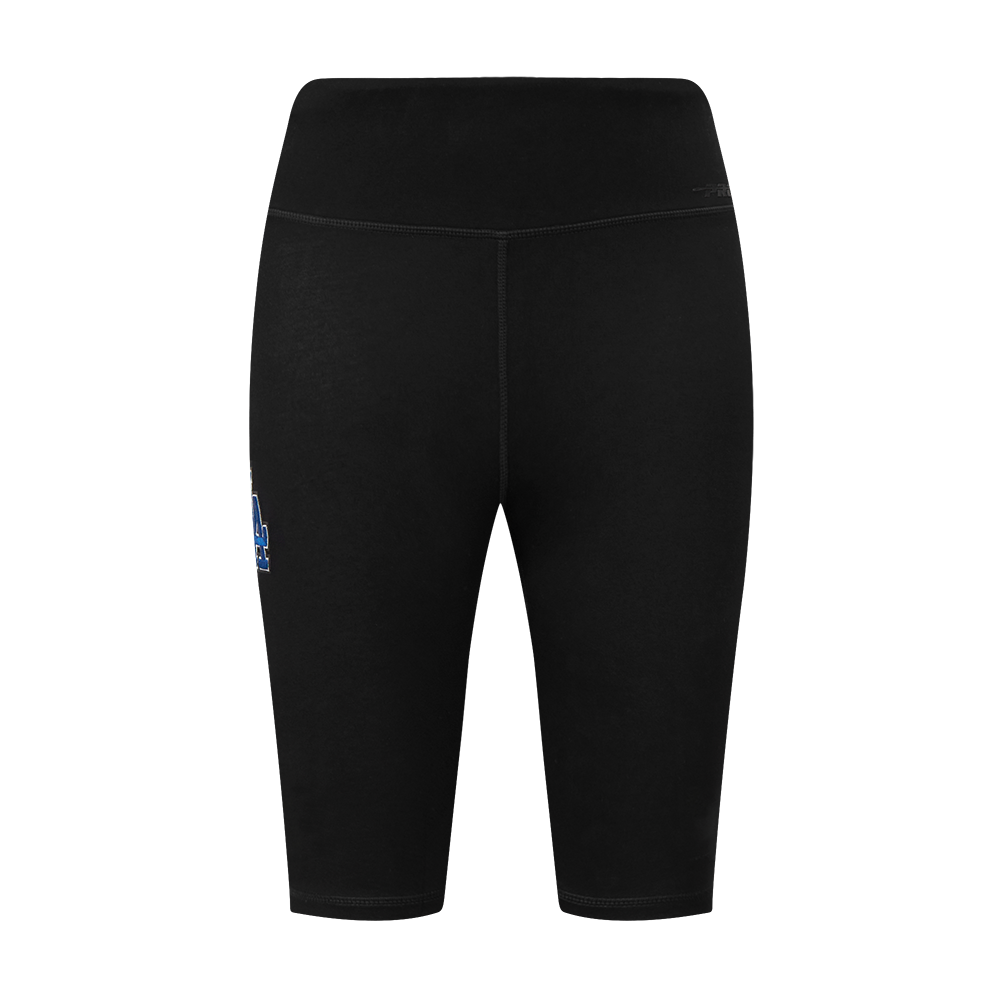 MLB LOS ANGELES DODGERS CLASSIC WOMEN'S COTTON BIKE SHORT (BLACK)