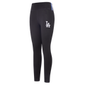 MLB LOS ANGELES DODGERS SCRIPT TAIL LEGGING EN JERSEY À TAILLE HAUTE POUR FEMME (NOIR)
