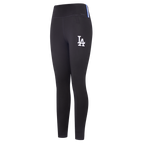 MLB LOS ANGELES DODGERS SCRIPT TAIL LEGGING EN JERSEY À TAILLE HAUTE POUR FEMME (NOIR)