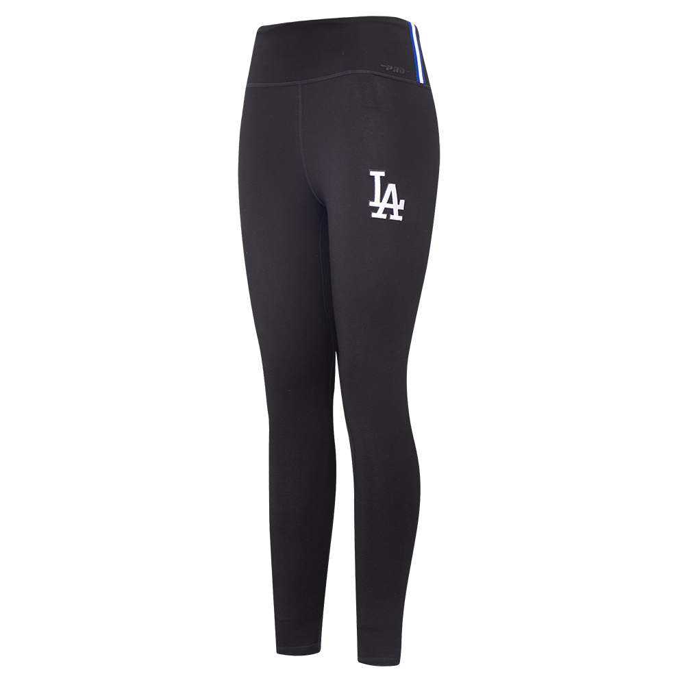 MLB LOS ANGELES DODGERS SCRIPT TAIL LEGGING EN JERSEY À TAILLE HAUTE POUR FEMME (NOIR)