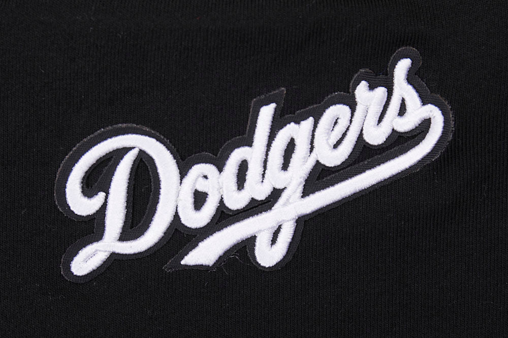 MLB LOS ANGELES DODGERS SCRIPT TAIL LEGGING EN JERSEY À TAILLE HAUTE POUR FEMME (NOIR)