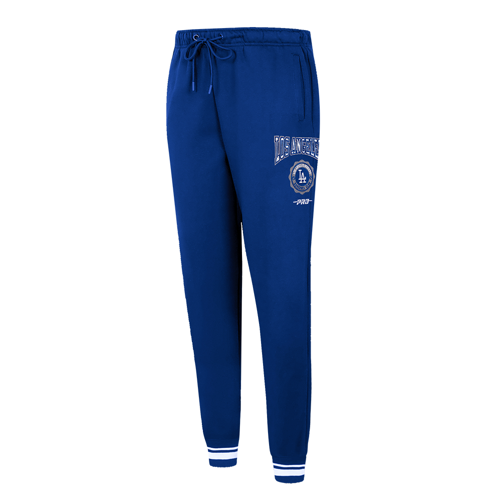 MLB LOS ANGELES DODGERS CREST EMBLEM WOMEN'S RIB FLC SWEATPANT (DODGER BLUE)