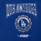 MLB LOS ANGELES DODGERS CREST EMBLEM WOMEN'S RIB FLC SWEATPANT (DODGER BLUE)