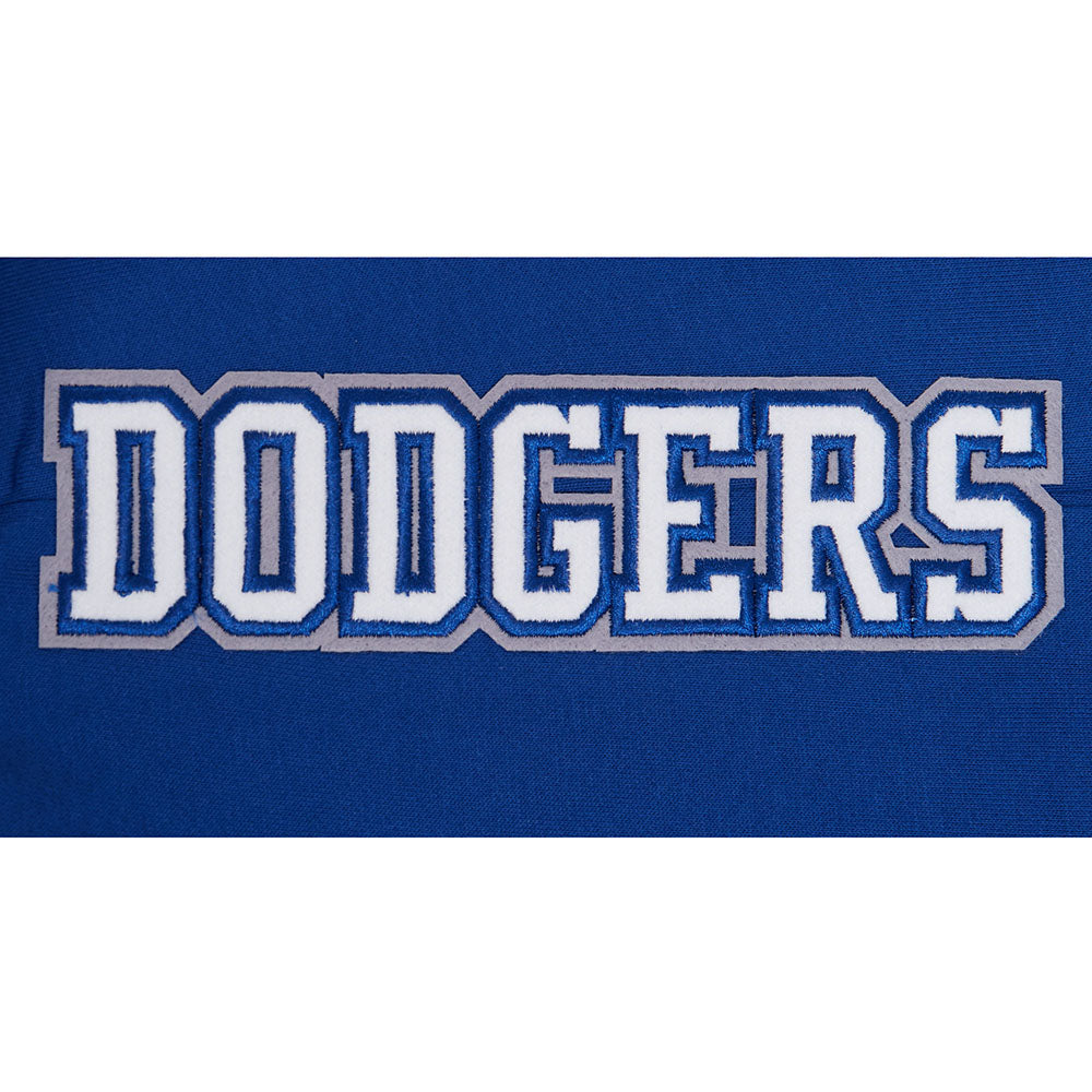 MLB LOS ANGELES DODGERS CREST EMBLEM WOMEN'S RIB FLC SWEATPANT (DODGER BLUE)