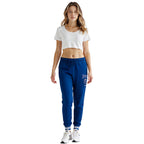 MLB LOS ANGELES DODGERS CREST EMBLEM WOMEN'S RIB FLC SWEATPANT (DODGER BLUE)