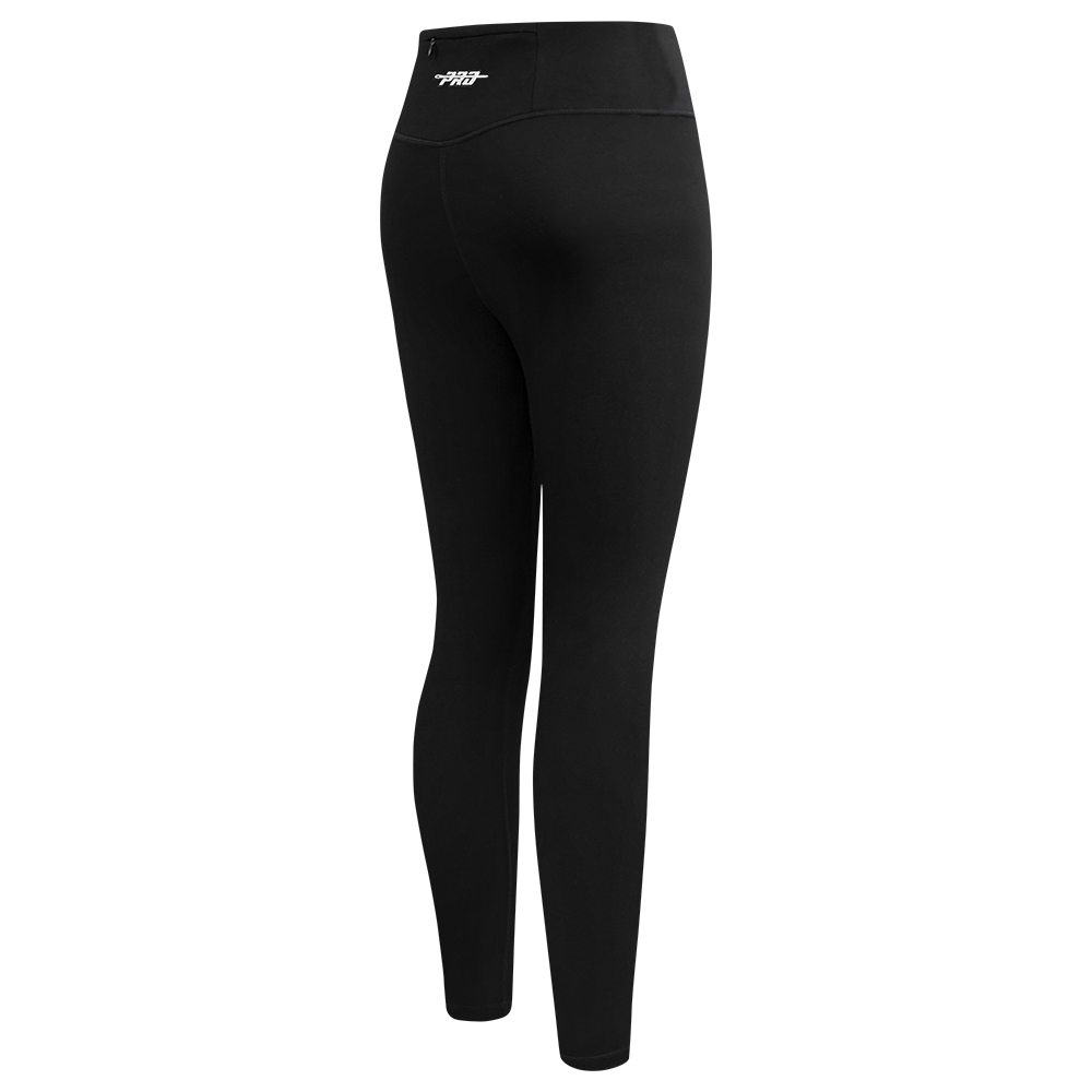 MLB LOS ANGELES DODGERS CLASSIC CHENILLE WOMEN'S HW JERSEY LEGGING (BLACK)