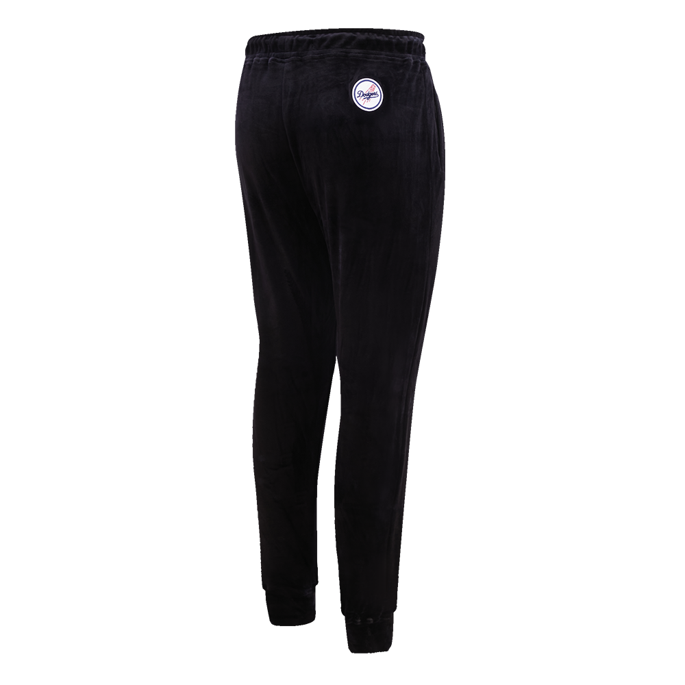 MLB LOS ANGELES DODGERS CLASSIC WOMEN'S VELOUR JOGGER (BLACK)