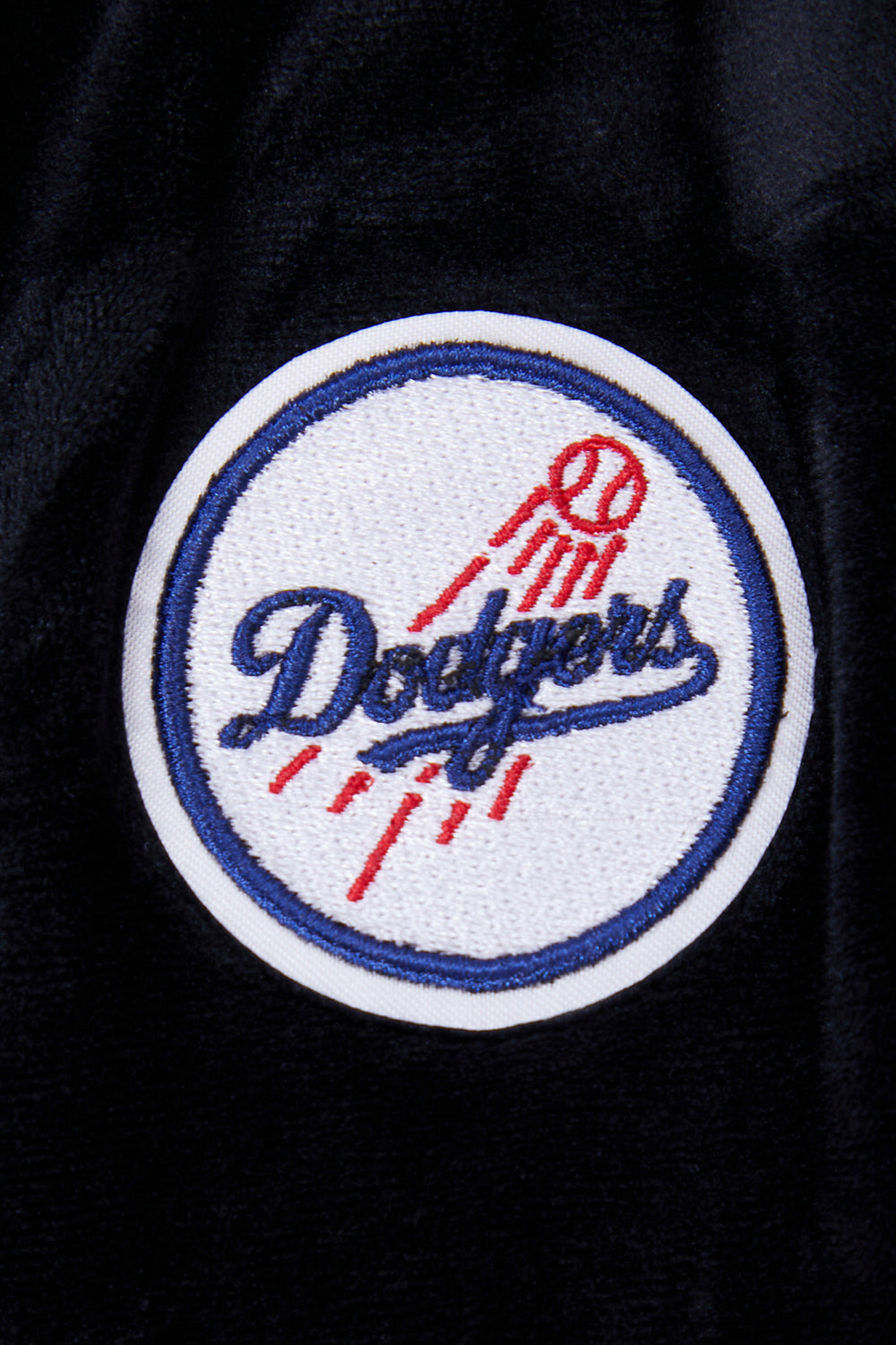 MLB LOS ANGELES DODGERS CLASSIC WOMEN'S VELOUR JOGGER (BLACK)