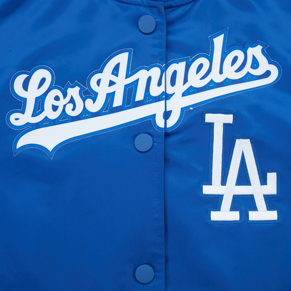 MLB LOS ANGELES DODGERS CLASSIC CHENILLE WOMEN'S COAT (DODGER BLUE)