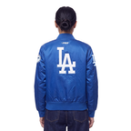 MLB LOS ANGELES DODGERS CLASSIC CHENILLE WOMEN'S COAT (DODGER BLUE)