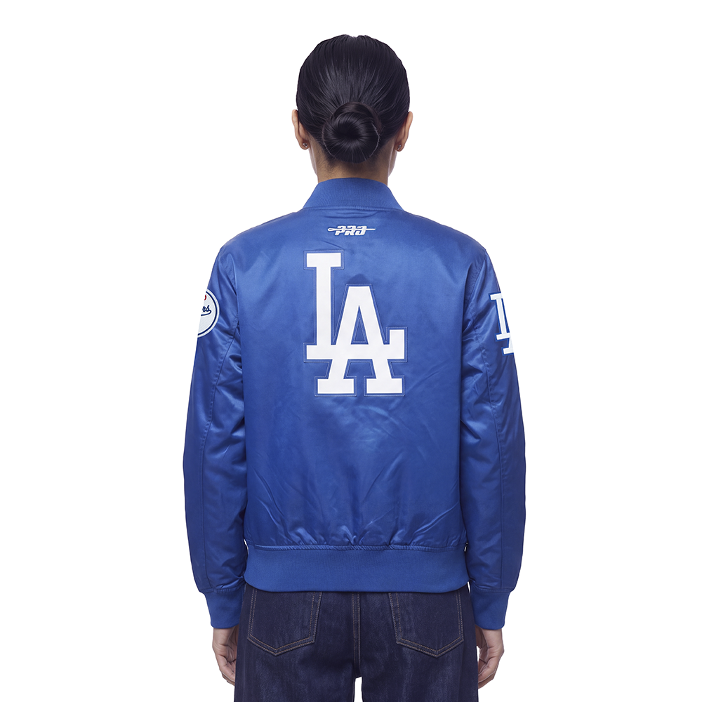 MLB LOS ANGELES DODGERS CLASSIC CHENILLE WOMEN'S COAT (DODGER BLUE)