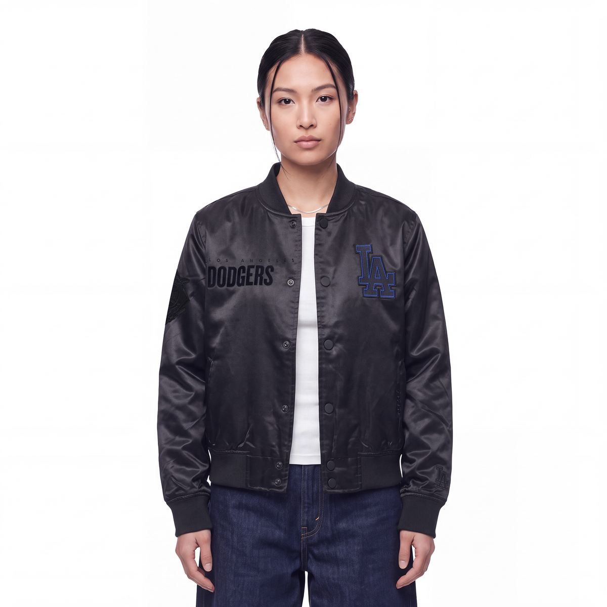 MLB LOS ANGELES DODGERS ECLIPSE WOMEN'S COAT (BLACK)