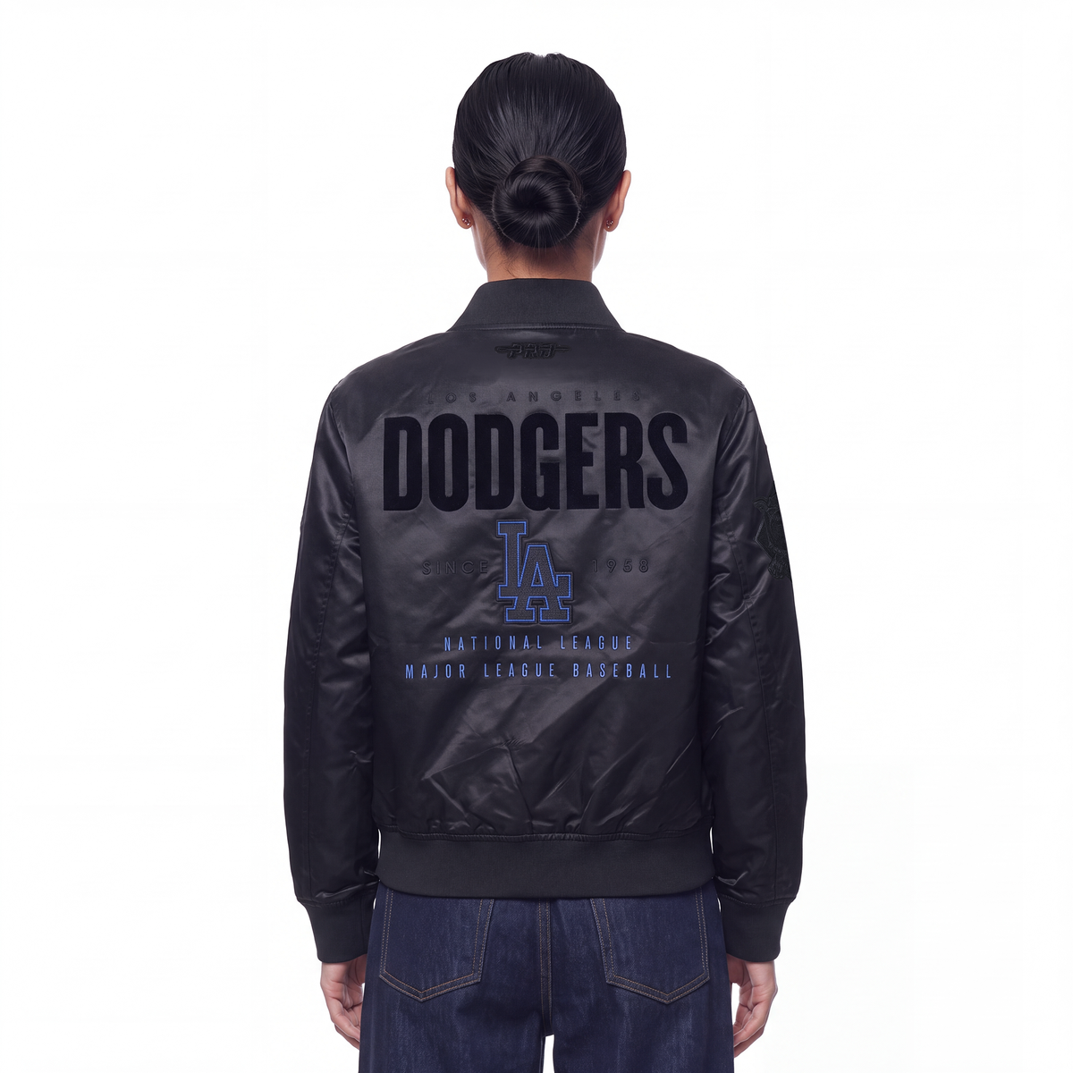MLB LOS ANGELES DODGERS ECLIPSE WOMEN'S COAT (BLACK)