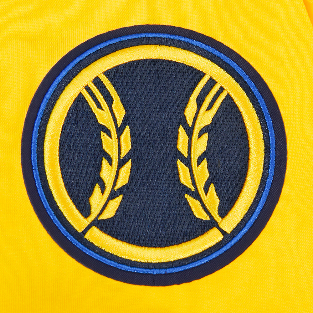 MLB MILWAUKEE BREWERS LIVING LARGE HAUT EN JERSEY DE COTON À ÉPAULES TOMBANTES POUR HOMME (JAUNE)