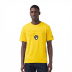 MLB MILWAUKEE BREWERS LIVING LARGE HAUT EN JERSEY DE COTON À ÉPAULES TOMBANTES POUR HOMME (JAUNE)