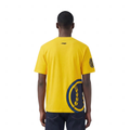 MLB MILWAUKEE BREWERS LIVING LARGE HAUT EN JERSEY DE COTON À ÉPAULES TOMBANTES POUR HOMME (JAUNE)
