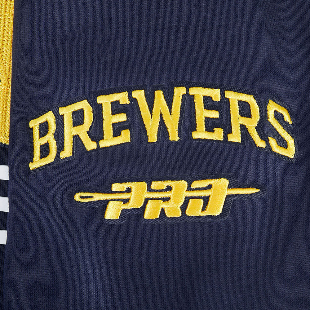 MLB MILWAUKEE BREWERS CITY ARCH HAUT EN JERSEY SIMPLE POUR HOMME (MARINE MINUIT)