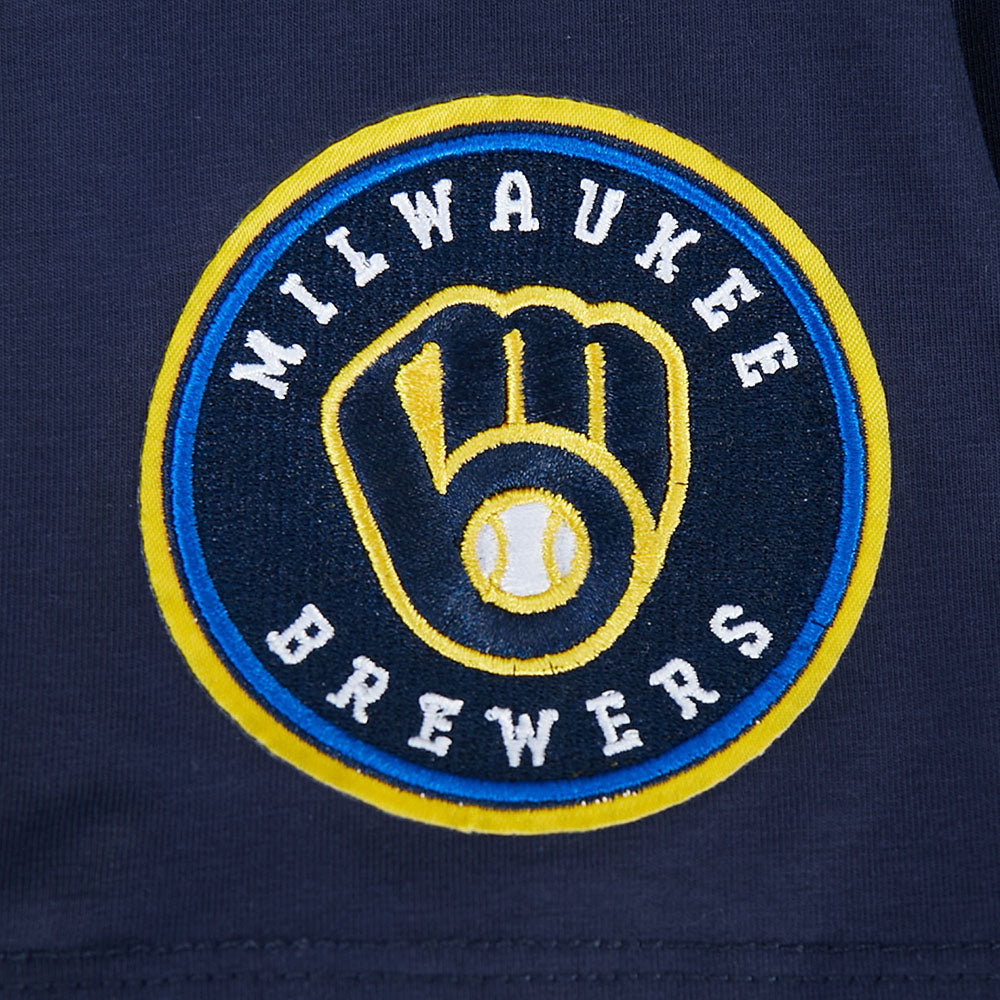MLB MILWAUKEE BREWERS CITY ARCH HAUT EN JERSEY SIMPLE POUR HOMME (MARINE MINUIT)