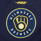 MLB MILWAUKEE BREWERS CITY ARCH HAUT EN JERSEY SIMPLE POUR HOMME (MARINE MINUIT)