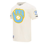 MLB MILWAUKEE BREWERS RETRO CLASSICS MEN'S SHIRT (EGGSHELL)
