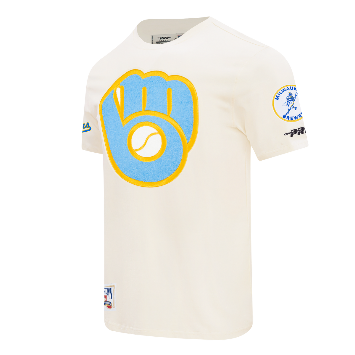 MLB MILWAUKEE BREWERS RETRO CLASSICS MEN'S SHIRT (EGGSHELL)