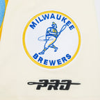 MLB MILWAUKEE BREWERS RETRO CLASSICS MEN'S SHIRT (EGGSHELL)