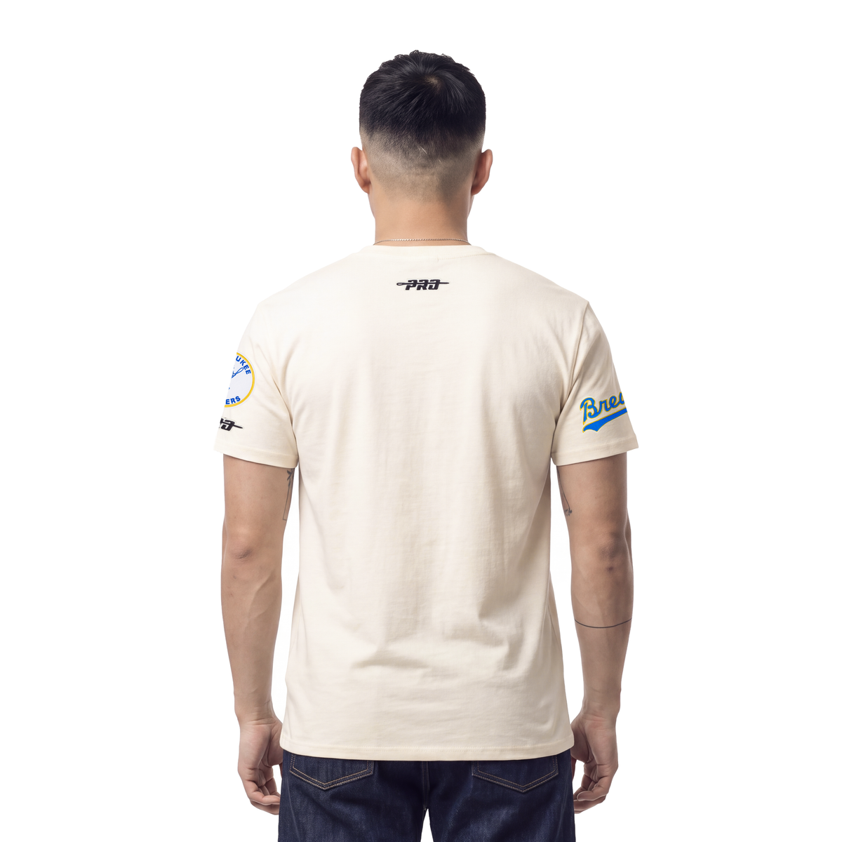 MLB MILWAUKEE BREWERS RETRO CLASSICS MEN'S SHIRT (EGGSHELL)