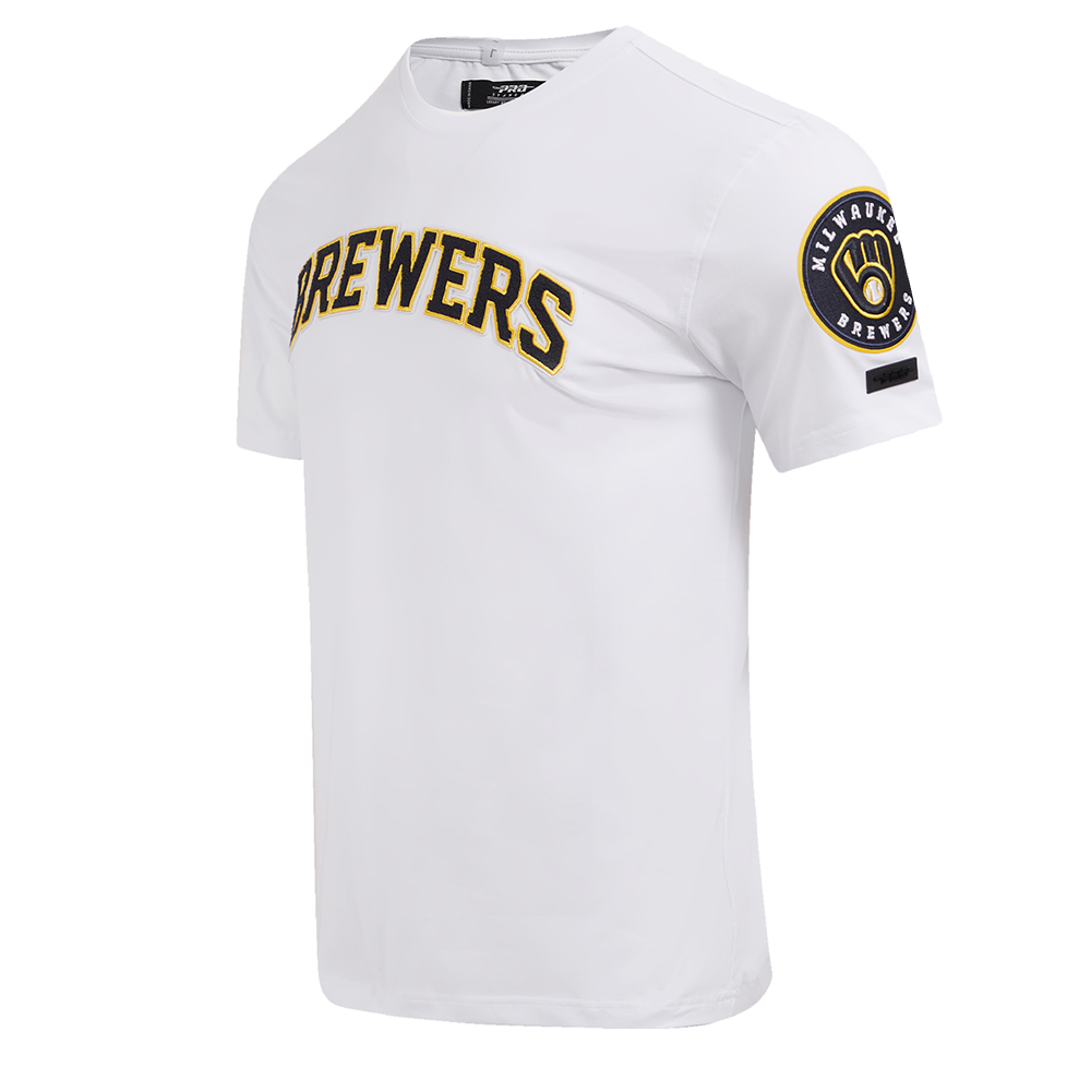 MLB MILWAUKEE BREWERS CLASSIC CHENILLE MEN'S TOP (WHITE)