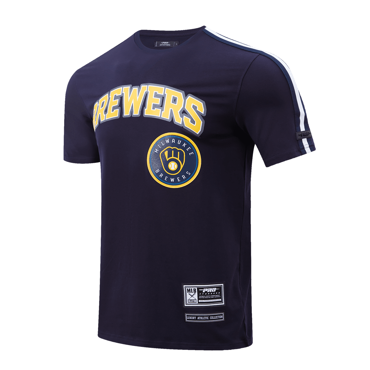 MLB MILWAUKEE BREWERS LOGO PRO TEAM MEN'S TAPING TOP (MIDNIGHT NAVY)