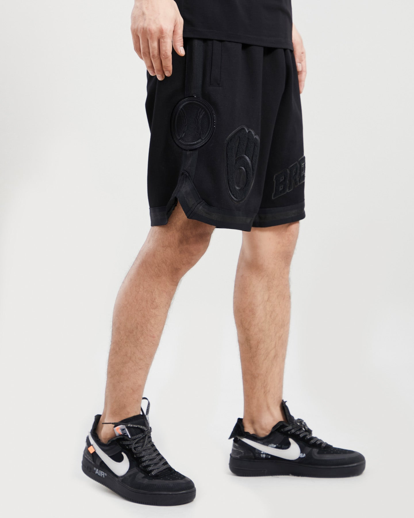 MLB MILWAUKEE BREWERS TRIPLE BLACK MEN'S SHORT (TRIPLE BLACK)