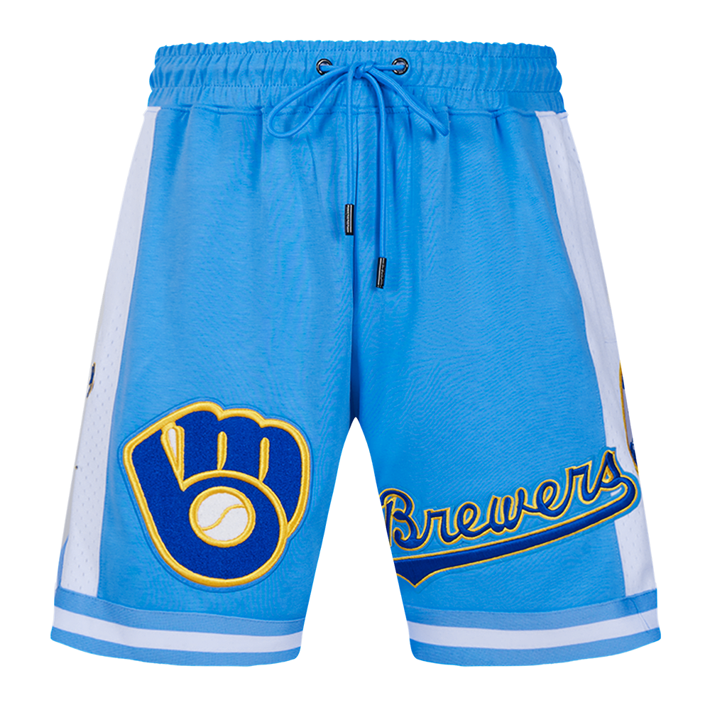 MLB MILWAUKEE BREWERS RETRO CLASSIC MEN'S 2.0 SHORT (UNIVERSITY BLUE)