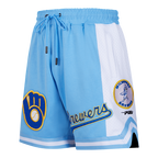 MLB MILWAUKEE BREWERS RETRO CLASSIC MEN'S 2.0 SHORT (UNIVERSITY BLUE)